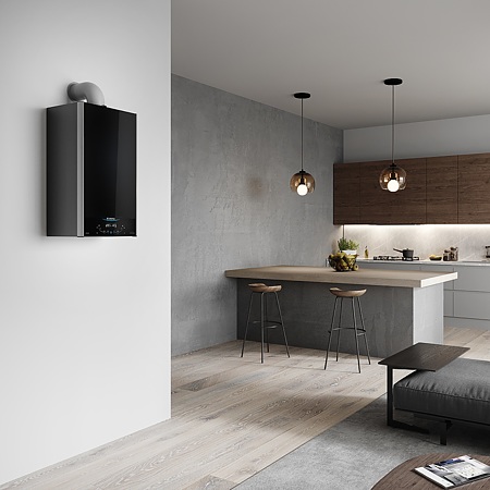 Centrala termica pe gaz Ariston Alteas One + Net, display LCD, kit evacuare inclus, 24 kW Centrala termica pe gaz Ariston Alteas One + Net, display LCD, kit evacuare inclus, 24 kW