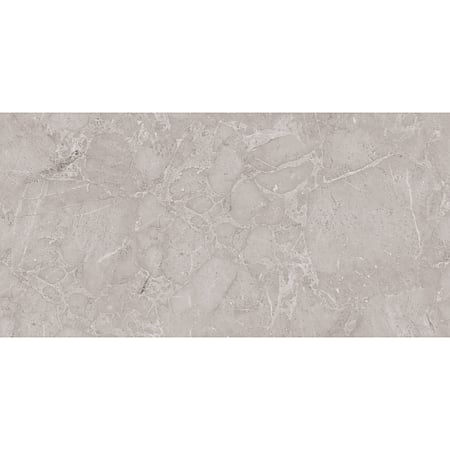 Gresie portelanata interior/exterior Ariana Dove, rectificata, lucios, gri, aspect piatra, 60 x 120 cm