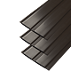 Lambriu PVC laminat, Helopal, brun, 3000 x 125 x 8 mm Lambriu PVC laminat, Helopal, brun, 3000 x 125 x 8 mm