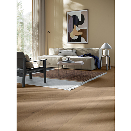 Parchet laminat furniruit 10 mm Parqwood XXL Oak Naturel Ambre Berry Alloc, clasa de trafic comercial intens 33, AC5, click BestLoc X-Treme, 2200 x 210 mm