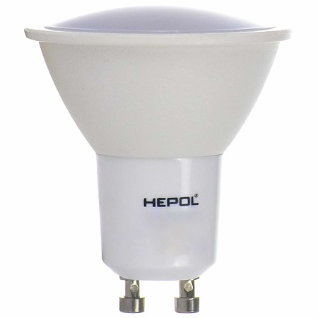 Spot LED Hepol GU10, 6,5W, 500 lm, lumina calda