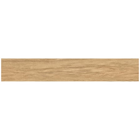 Gresie portelanata exterior/interior KAI Tilia brown, rectificata, mat, decor parchet, maro, 20 x 120 cm