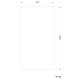 Paravan dus / walk in Sanotechnik Sanoflex N100, sticla clara 6 mm, fara accesorii, 98–99 × 200 cm
