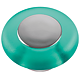 Buton Tor Teko 8145-D, plastic, verde, 37 mm