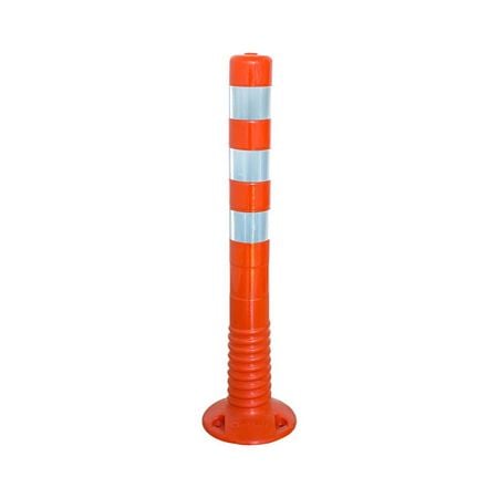 Stalp semnalizare rutiera Energo, portocaliu, TPU, 75 cm