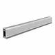 Profil inalt plat, aluminiu, lucios, 4 m
