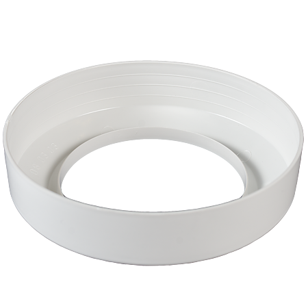 Guler mascare racord WC, plastic, alb, 10 cm Guler mascare racord WC, plastic, alb, 10 cm