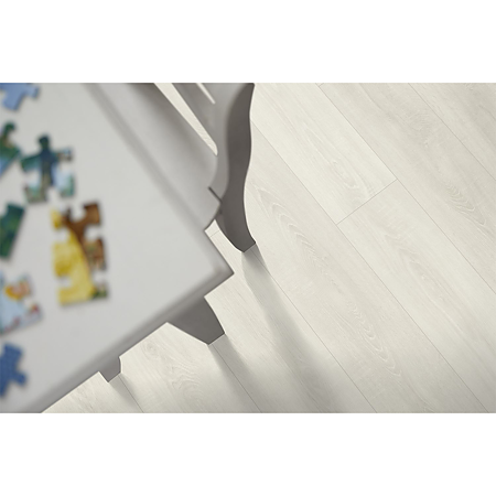 Parchet laminat 8 mm Egger White Toscolano Oak EHL098 , nuanta deschisa, stejar, clasa de trafic 32, click, 1291 x 193 mm