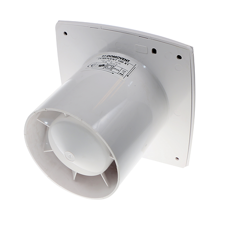Ventilator standard Domovent X1, diametru 100 mm, 14 W, 95 mc/h, IP 14, ABS, alb