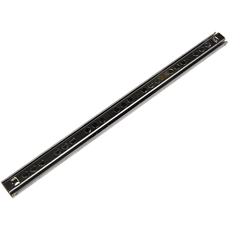 Glasiera metalica pe bila, pentru mobila, L 248-396 mm, H 17 mm