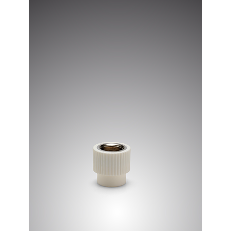 Mufa PPR 32 mm Vesbo, 1", filet interior, alb