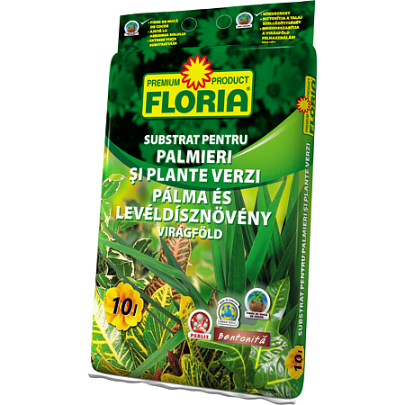 Substrat pentru plante verzi si palmieri, Floria, 10 l