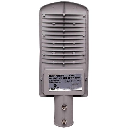 Corp iluminat stradal, Hepol, LED, 0.23 A, 50 W, IP65, alb neutru