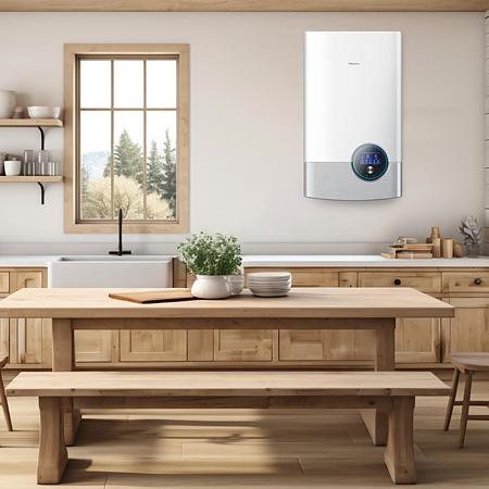Pompa de caldura aer-apa Hisense Hi-Therma Split, A+++, 12 kW trifazic, ue AHS-120HEDSAA-23 si ui AHW-120HEDS1