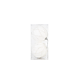 Set 2 globuri decorative de Craciun alb, polistiren, 10 cm