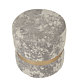Taburet Ring, inel auriu, catifea crem E04, rotund, 38 x 38 x 40 cm