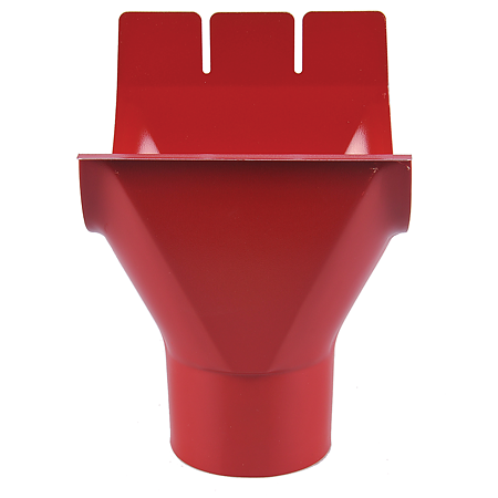 Racord jgheab burlan, metalic, 125/88 mm, rosu RAL 3011