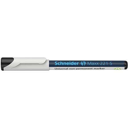 Marker nepermanent Schneider OHP 221, negru, 0.4 mm
