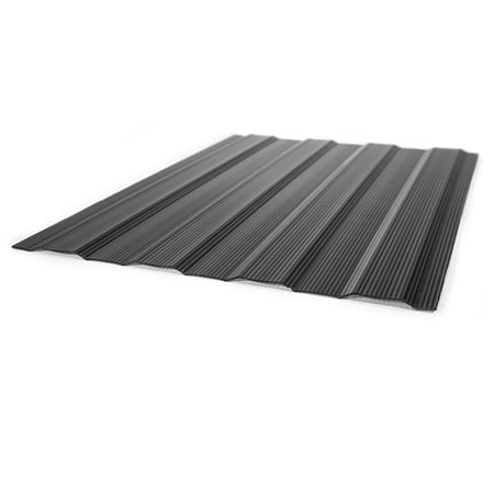 Rola policarbonat solid pentru gard Polyplast Puls, negru, 1.26 x 10 m