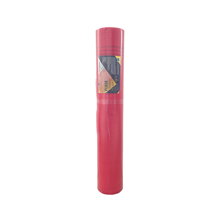 Plasa fibra de sticla Termofix, rosu, 145 g/m², 50 x 1 m