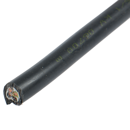 Cablu electric CYY-F, 4 x 10 mm², izolatie PVC, negru, cupru