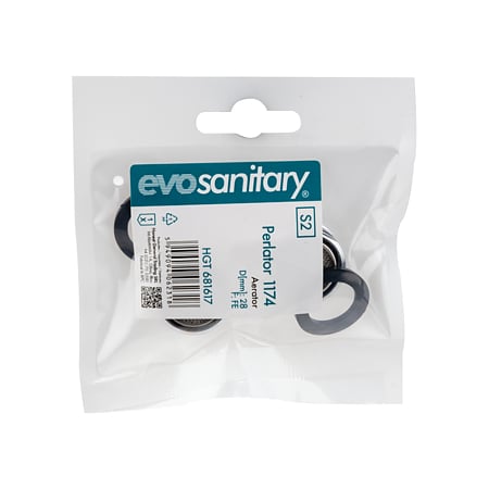 Perlator Evosanitary 1174, filet exterior, alama, cromat, diametru 28 mm
