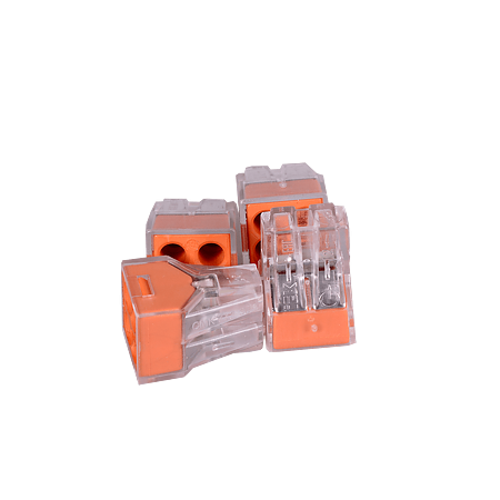 Clema de montaj IEK, 0.75-2.5 mmp, portocaliu, 4 bucati