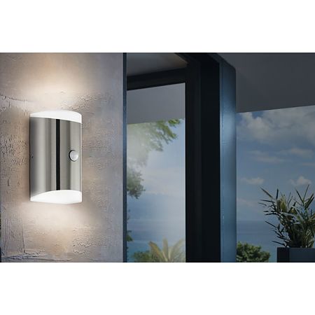 Aplica exterior Carpinera otel inoxidabil, argintiu, 2X4,  6W LED, 105x100