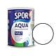 Email pentru lemn / metal / zidarie Spor Aqua,  interior / exterior, pe baza de apa, alb, mat, 2.5 l