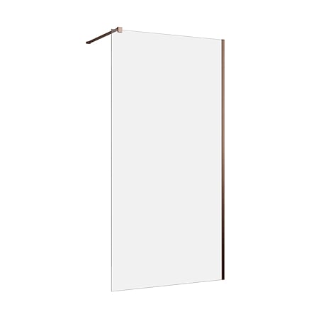 Paravan dus walk-in Radaway Modo New II Brushed cooper, sticla 8 mm, Easy Cleen, 90 x 200 cm