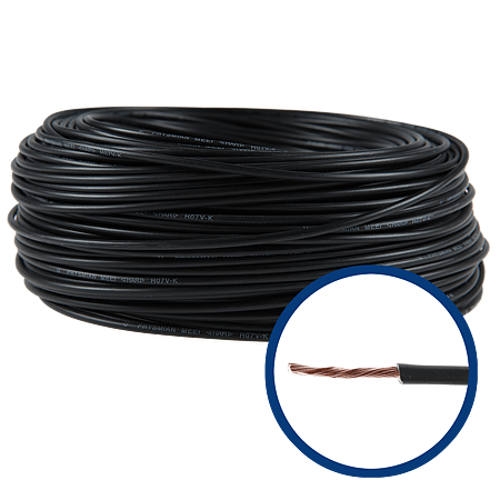 Conductor electric MYF / H07V-K 1,5 mmp negru