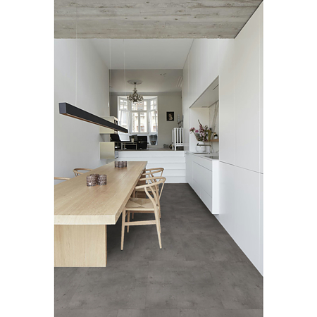 Pardoseala SPC Berry Alloc Pure 069 Zinc 616M, decor piatra, grosime 5 mm, clasa de trafic comercial intens 33, 612 x 612 mm