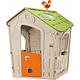 Casuta de joaca copii, Keter Magic Play House, plastic, 111 x 110 x 146 cm, crem/verde deschis
