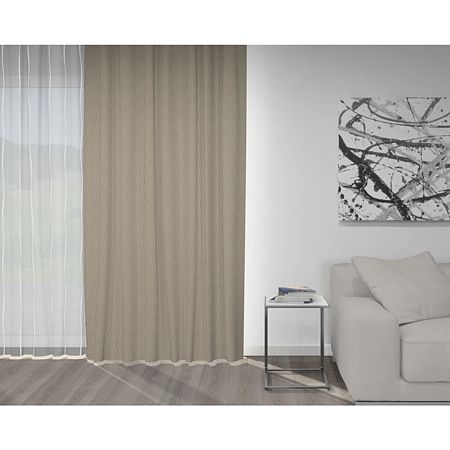 Draperie Navarra, poliester, gri, 145 x 245 cm