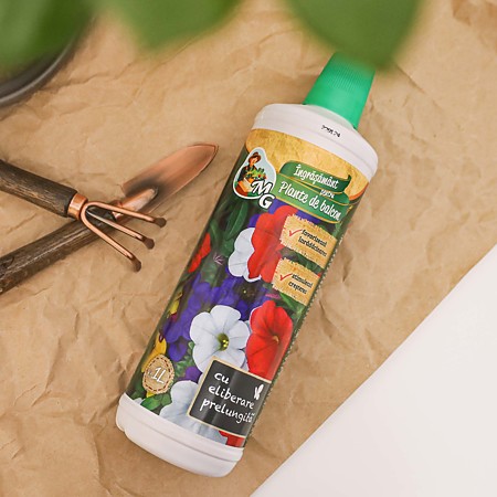 Ingrasamant lichid pentru plante balcon MG, 1 L Ingrasamant lichid pentru plante balcon MG, 1 L