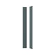 Panou decorativ Linea Acustic, 6 lamele, MDF, albastru fum/negru, interior, 265 x 24.5 x 2.2 cm