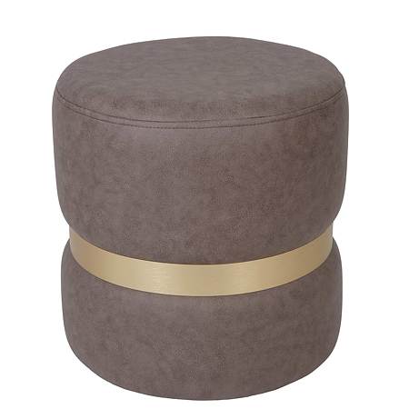 Taburet Ring, inel auriu, stofa bej M610, rotund, 38 x 38 x 40 cm Taburet Ring, inel auriu, stofa bej M610, rotund, 38 x 38 x 40 cm