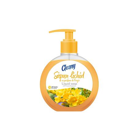 Sapun lichid, Cleany, cu parfum de frezie, 500 ml