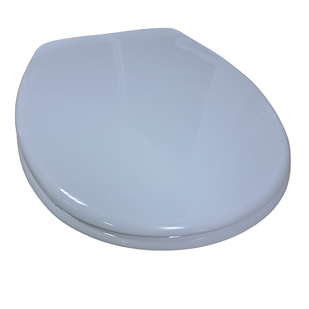 Capac WC Lux Soft Close , plastic, alb, 44.5 x 37.5 x 4 cm