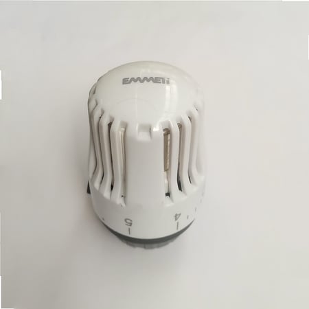 Cap termostatic, alama + polipropilena, gri, 80 x 45 mm