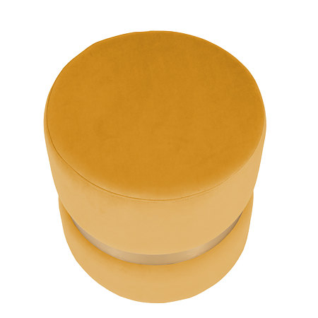 Taburet Ring, inel auriu, stofa galbena H66, rotund, 38 x 38 x 40 cm Taburet Ring, inel auriu, stofa galbena H66, rotund, 38 x 38 x 40 cm