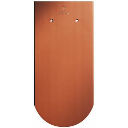 Tigla ceramica 1/1 Creaton Klassic Biber, rosu natural, 18 x 38 cm