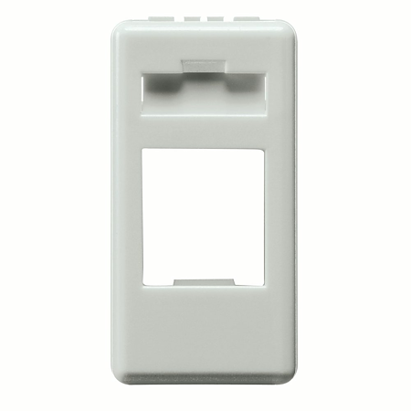 Carcasa priza date RJ45 Cat. 5E UTP Gewiss System GW20270, 1 modul, alb