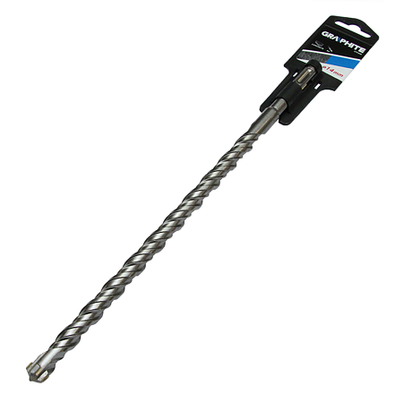 Burghiu Graphite S4 tip Quarto, SDS-Plus, pentru beton, 14x310 mm