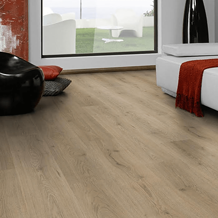 Parchet laminat 8 mm Kronotex Stejar Trend 3128, nuanta medie, stejar trend maro, clasa de trafic 32, fold-down, 1380 x 193 mm