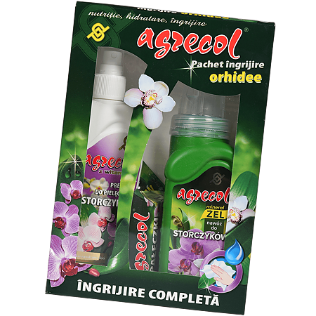 Pachet ingrijire pentru orhidee Agrecol, 4 in 1, 250 ml