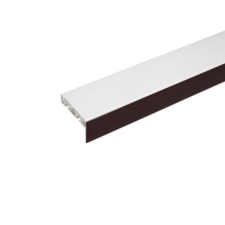 Masca pentru sina de tavan din PVC, wenge, latime de 5 cm