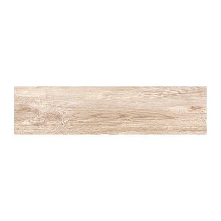 Gresie exterior/interior Cesarom, Legno Miele, portelanata, rectificata, mat, decor lemn, bej, grosime 9 mm, 60 x 15 cm