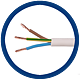Cablu electric MYYM 3 x 6 mmp, izolatie PVC