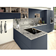 Blat bucatarie Egger F021 ST75, mat, Terrazzo Triestino gri, 4100 x 600 x 38 mm